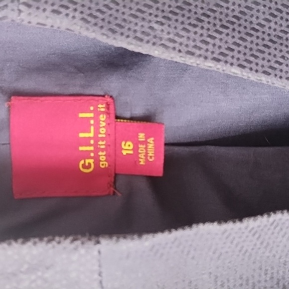 G.I.L.I purple suede open front jacket size 16 - Picture 4 of 6